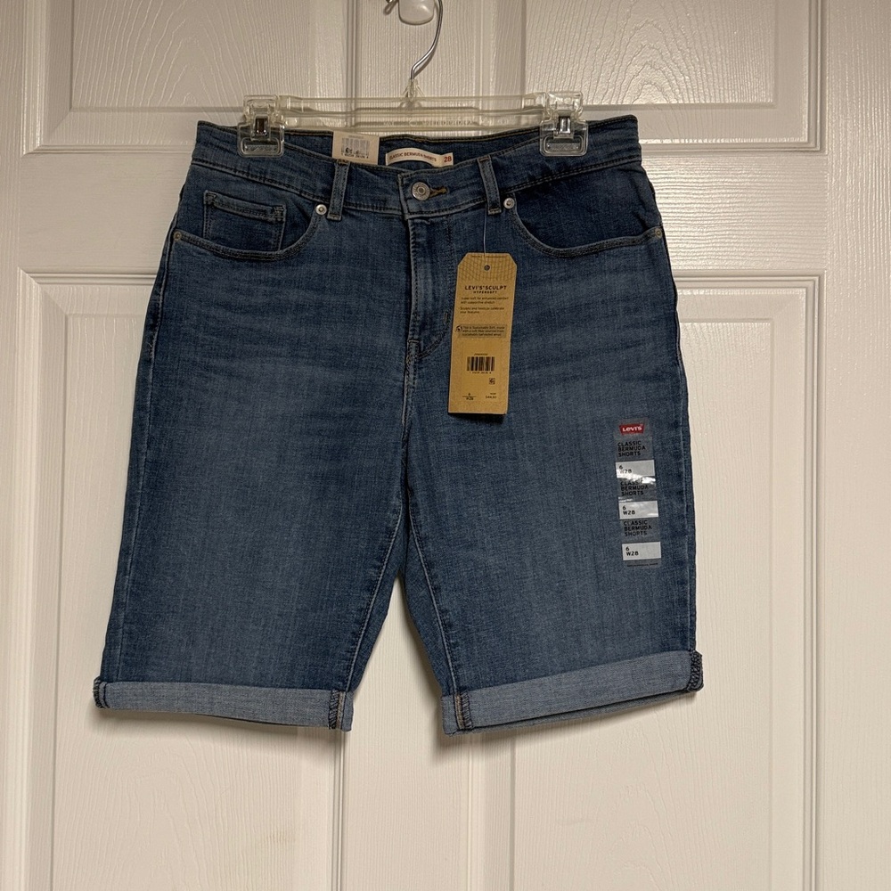 Levi's Blue Denim Shorts